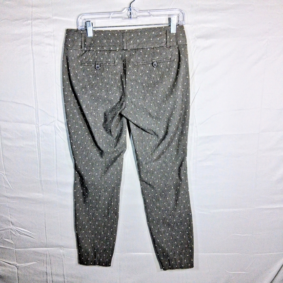 The Limited Women's Size 4 Gray with White Dots High Waisted Pants/Trousers - Picture 8 of 11